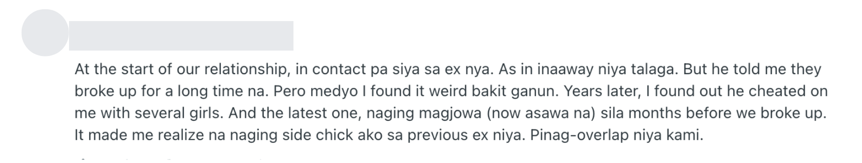 reddit side chick stories